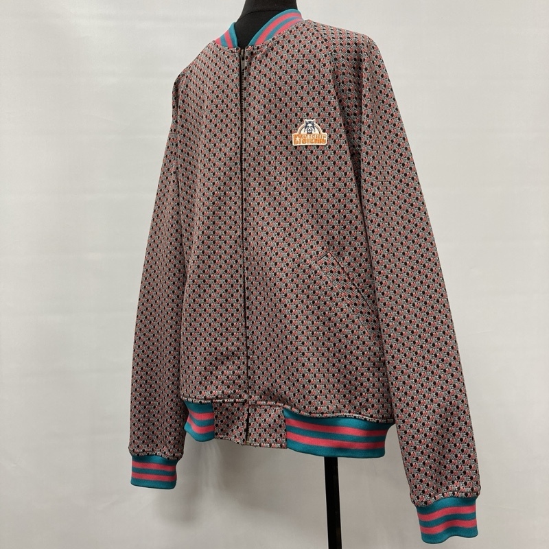 HYSTERIC GLAMOUR/ヒステリックグラマー/HG MONOGRAM RIB BLOUSON/HG モノグラム リブブルゾン/ジャケット/総柄/胸ワッペン/02241AB06拍卖