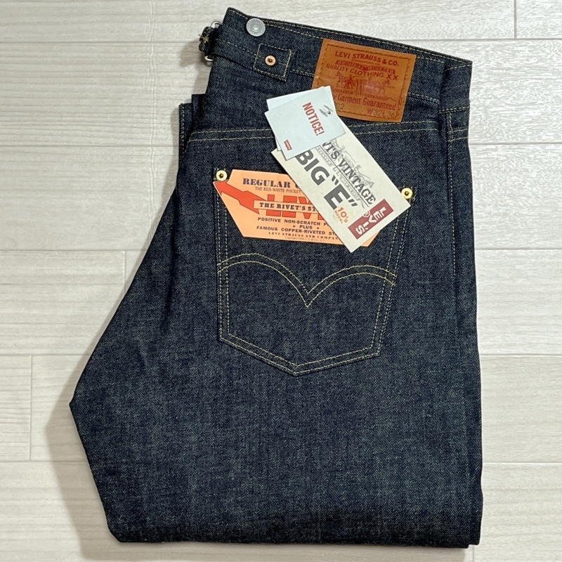 Levi's/リーバイス/フラッシャー付き/デッドストック/90s/S702XX/デニムパンツ/シンチバック/ボタンフライ/1996年製造/セルビッジ/32×36拍卖