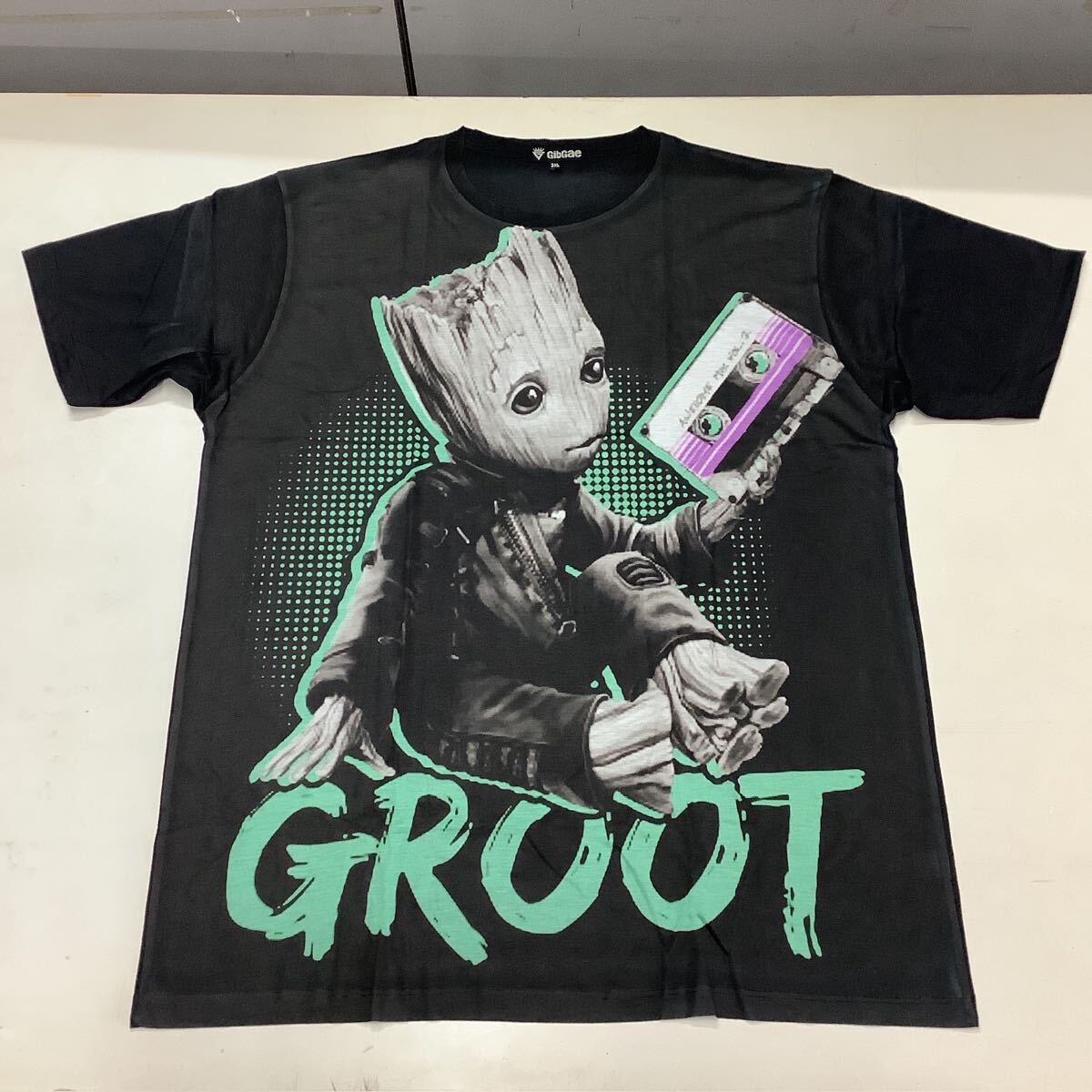 SR12E1 ガーディアンズ・オブ・ギャラクシー 半袖Tシャツ XXXLサイズ 8 グルート GUARDIANS OF THE GALAXY GROOT 拍卖