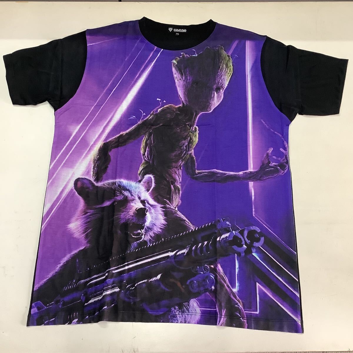 SR12D1 ガーディアンズ・オブ・ギャラクシー Tシャツ XXLサイズ 2 ロケット グルート GUARDIANS OF THE GALAXY ROCKET GROOT 拍卖