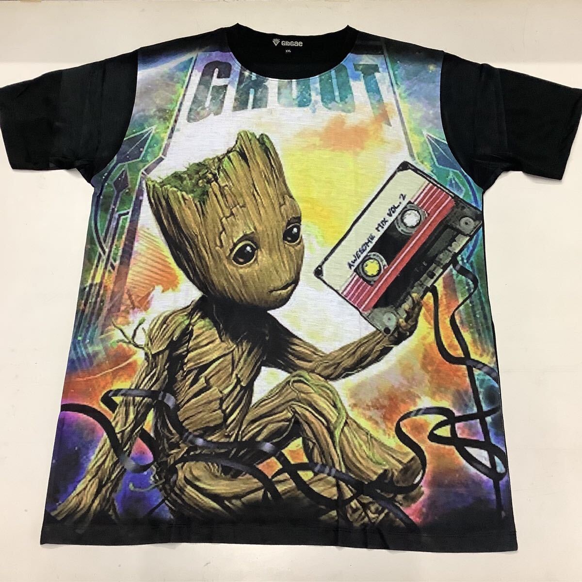 SR12D2 ガーディアンズ・オブ・ギャラクシー Tシャツ XXLサイズ 12 グルート GUARDIANS OF THE GALAXY GROOT 半袖Tシャツ 拍卖