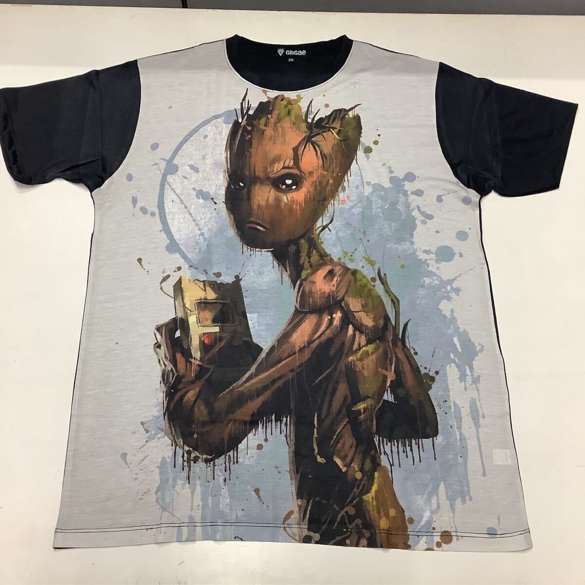SR12D3 ガーディアンズ・オブ・ギャラクシー Tシャツ XXLサイズ 17  グルート GUARDIANS OF THE GALAXY GROOT 半袖プリントTシャツ拍卖