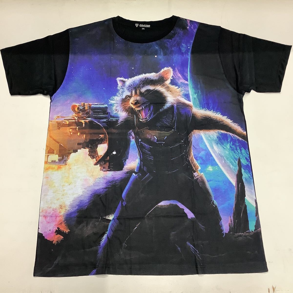 SR12D3 ガーディアンズ・オブ・ギャラクシー Tシャツ XXLサイズ 21 ロケット GUARDIANS OF THE GALAXY ROCKET 拍卖