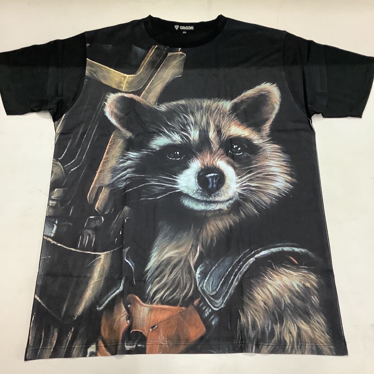 SR12D4 ガーディアンズ・オブ・ギャラクシー Tシャツ XXLサイズ 27 ロケット GUARDIANS OF THE GALAXY ROCKET 拍卖
