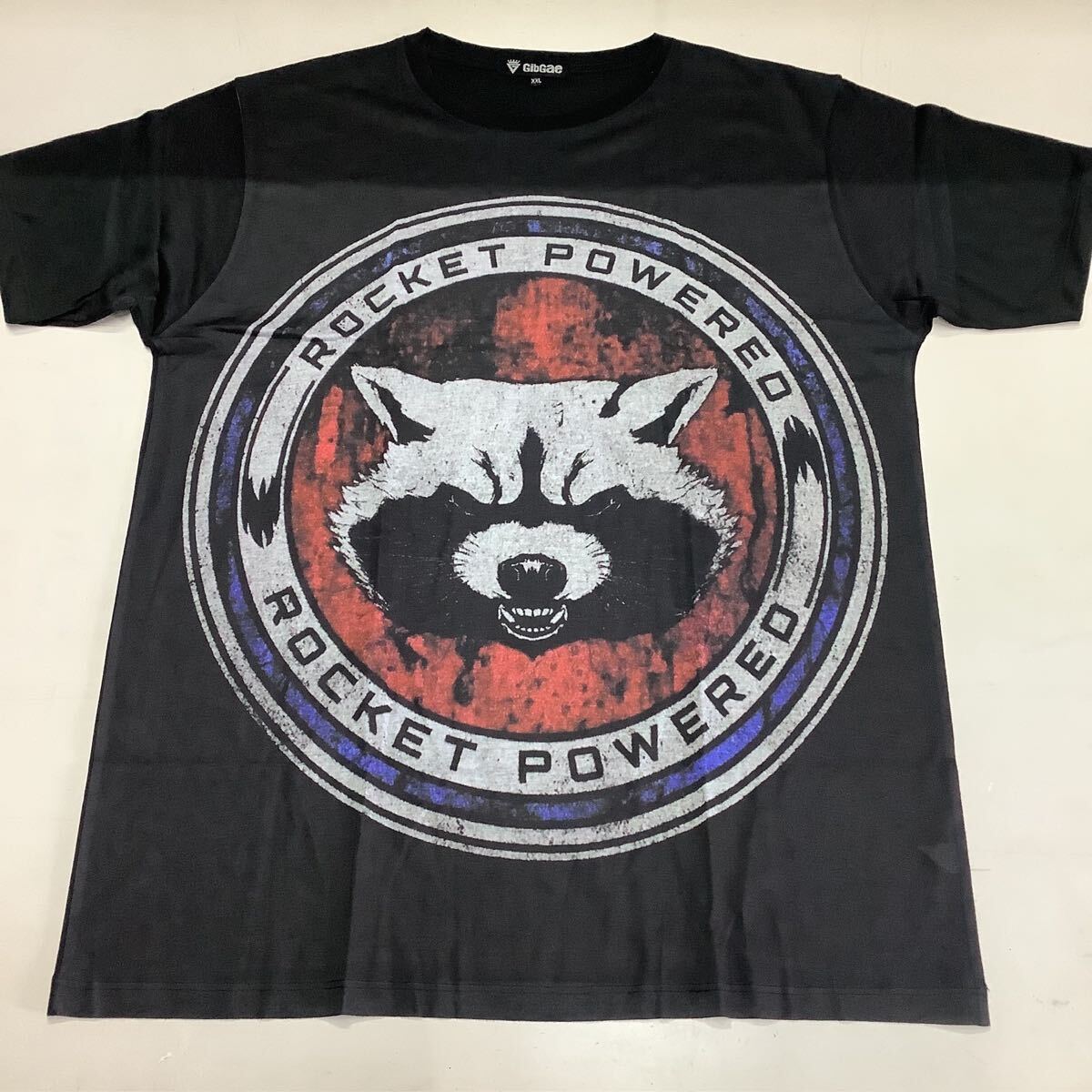 SR12D4 ガーディアンズ・オブ・ギャラクシー Tシャツ XXLサイズ 28 ロケット GUARDIANS OF THE GALAXY ROCKET 拍卖