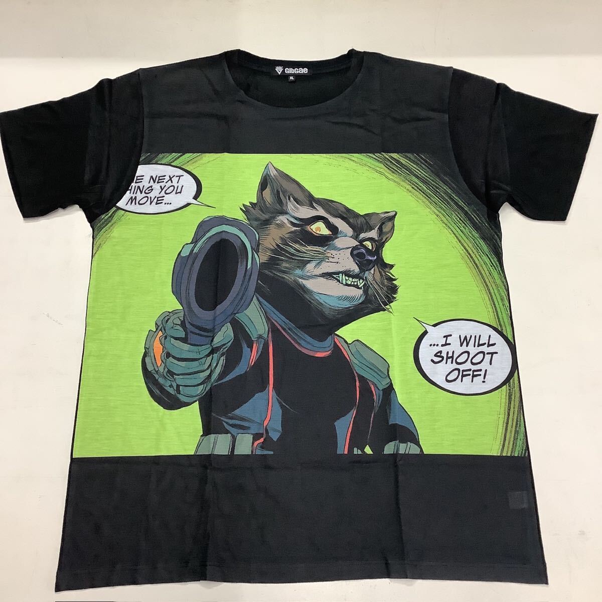 SR12C3 ガーディアンズ・オブ・ギャラクシー Tシャツ XLサイズ 22 ロケット GUARDIANS OF THE GALAXY ROCKET 拍卖