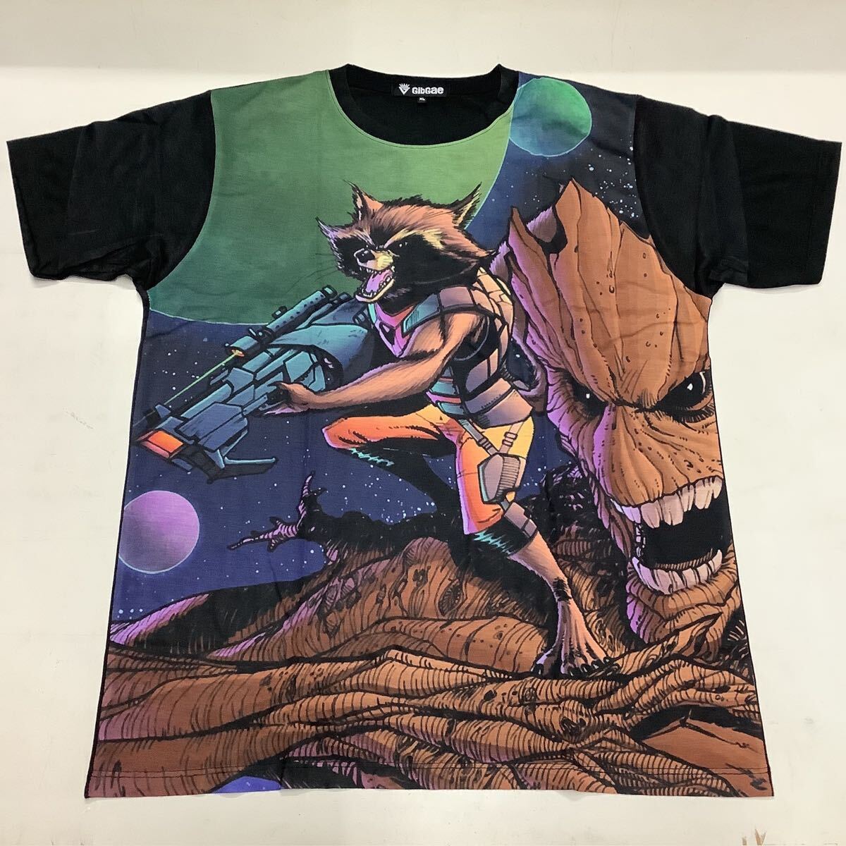 SR12C4 ガーディアンズ・オブ・ギャラクシー Tシャツ XLサイズ 25 ロケット グルート GUARDIANS OF THE GALAXY ROCKET GROOT 拍卖