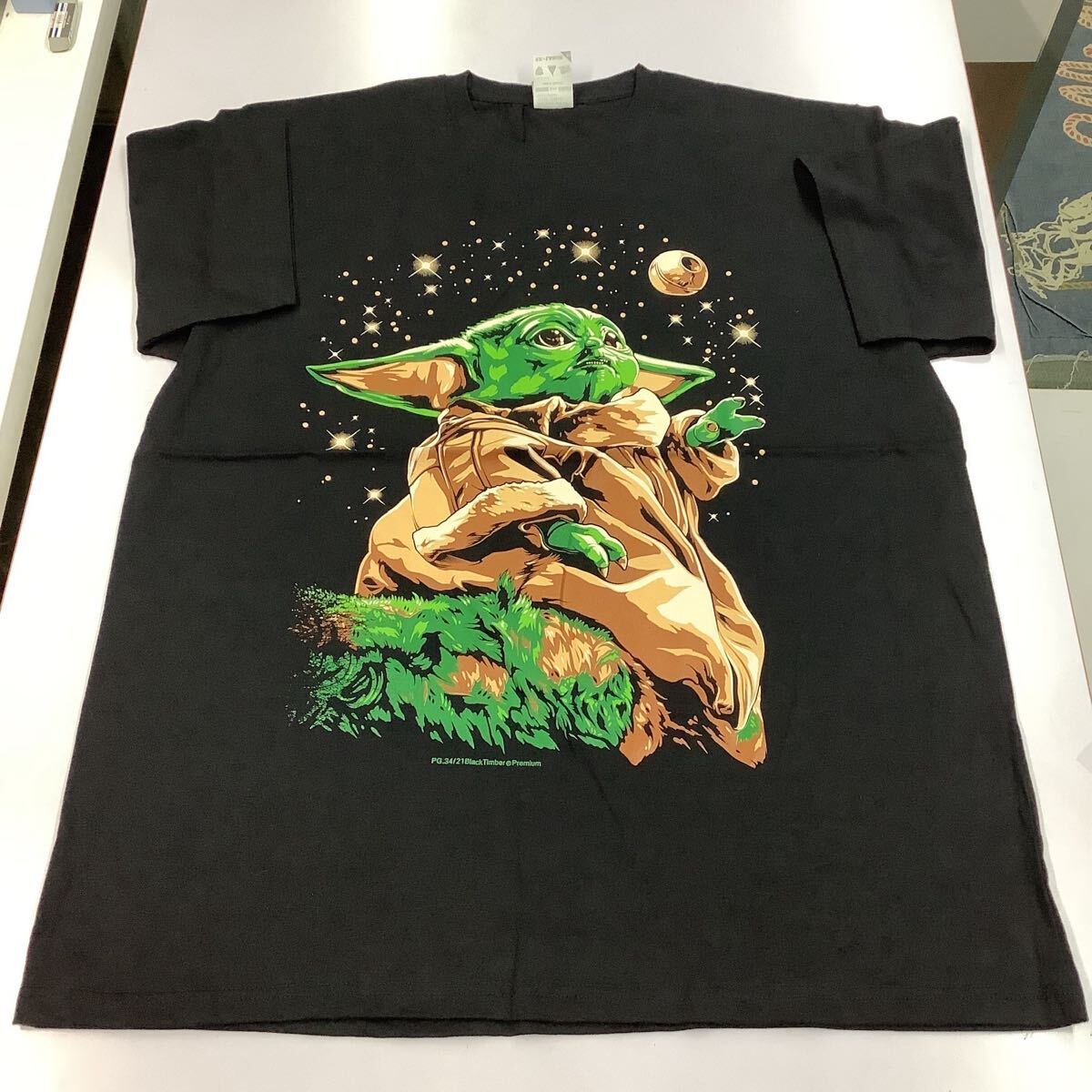 SR11D4 ベビーヨーダ 半袖 Tシャツ XXLサイズ BABYYODA スターウォーズ STARWARS拍卖