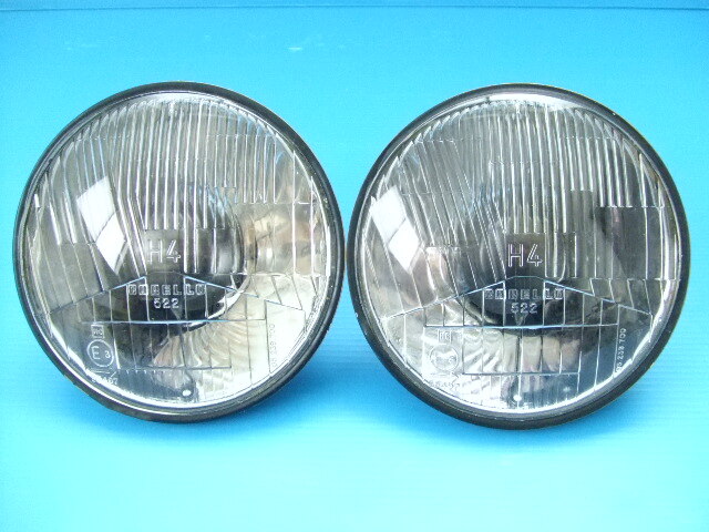 当時物 新品 キャレロ 丸目4灯 凸レンズ ロービーム ヘッドライト H4バルブ 旧車 ヘッドランプ CARELLO ルーカス lucas 丸形 丸型 丸4灯sub拍卖