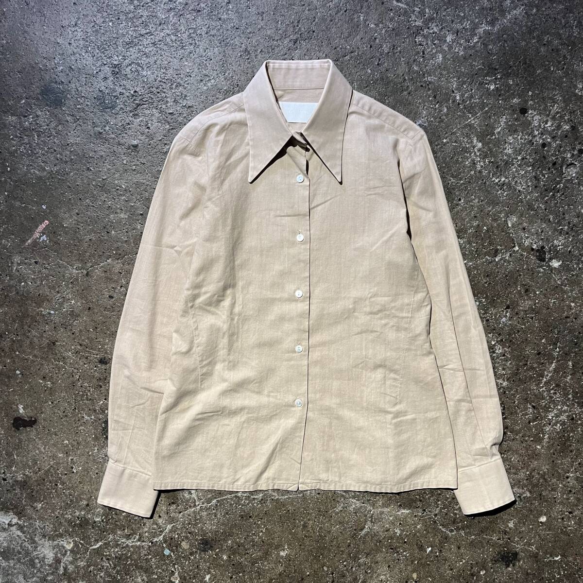 Martin Margiela 98ss ポインテッドカラーシャツ マルタンマルジェラ 白タグ 1998ss 90s オリゾンティ 拍卖