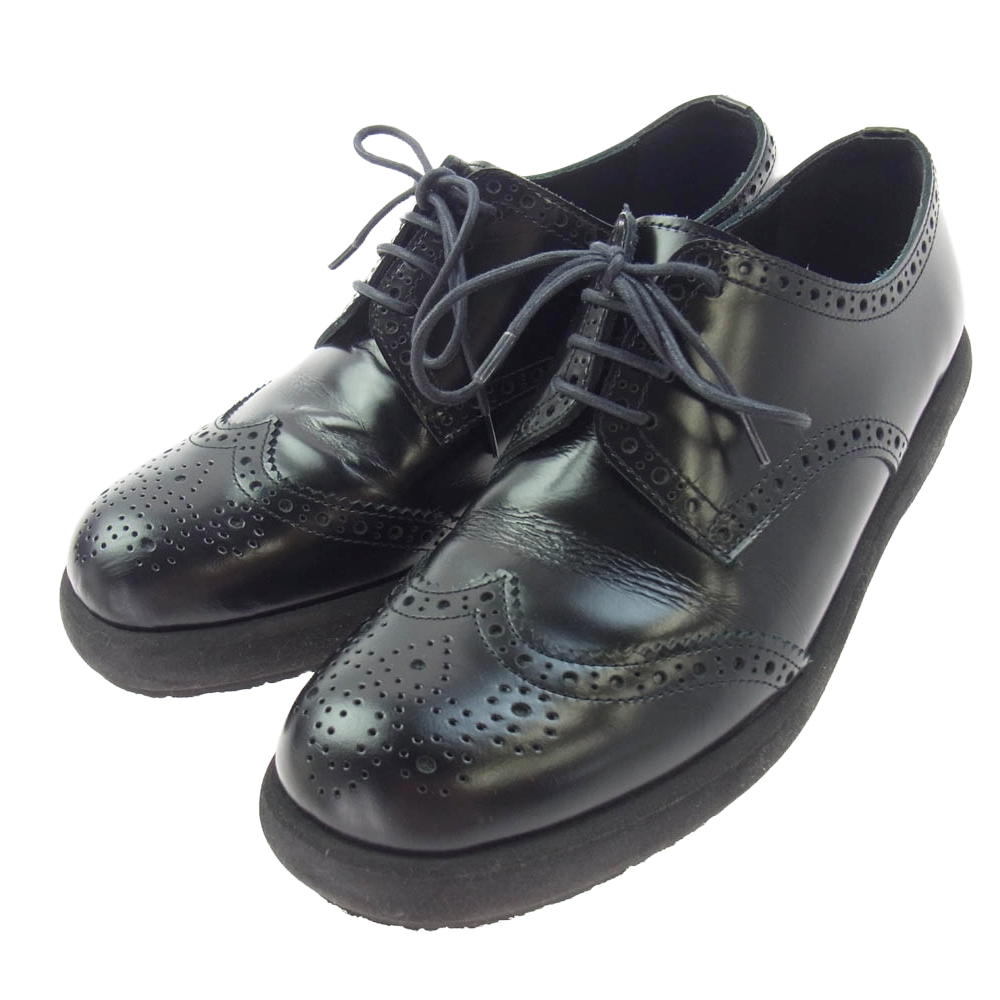 tricot COMME des GARCONS トリココムデギャルソン ウィングチップ レースアップ シューズ ブラック系 23.5cm【中古】拍卖