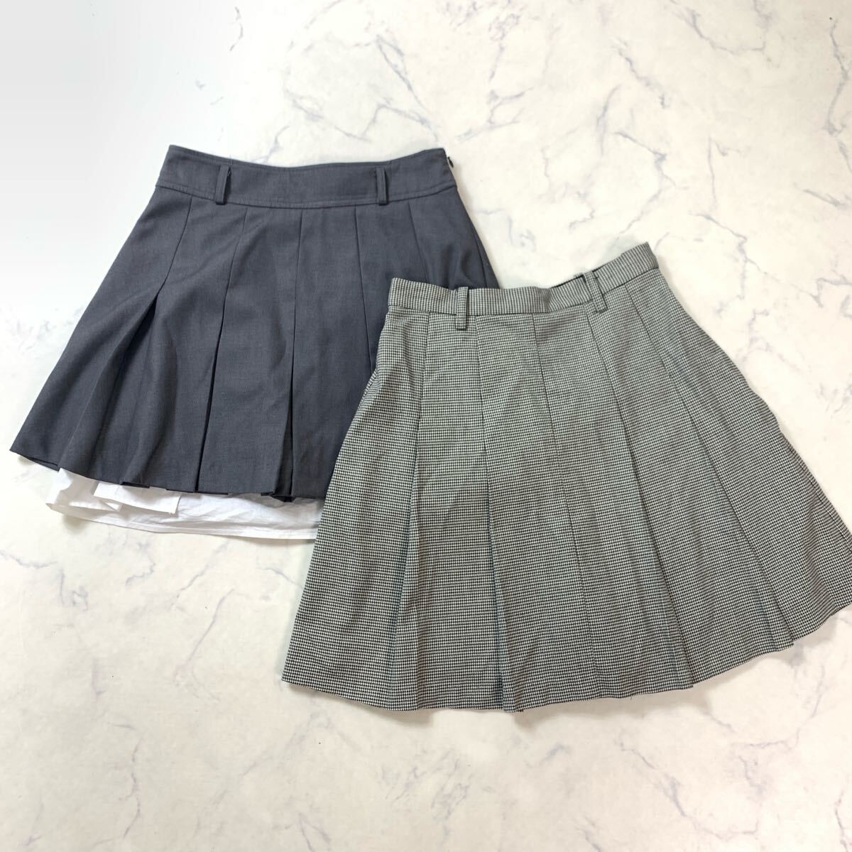 2点セット リリーブラウン スカート 膝丈 ポリエステル 1 YA9475拍卖