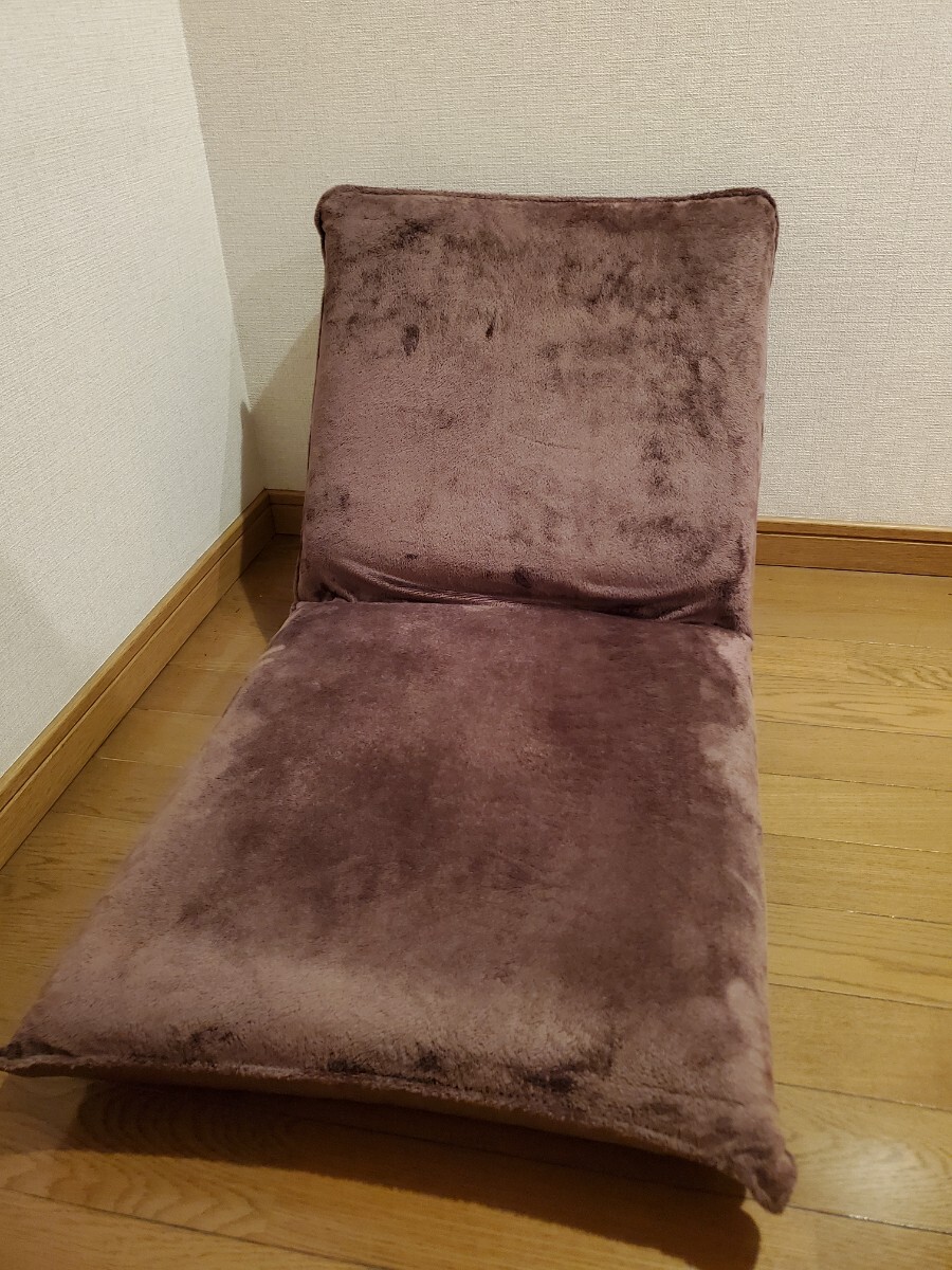 座椅子 小型ソファー 座いす ブラウン拍卖