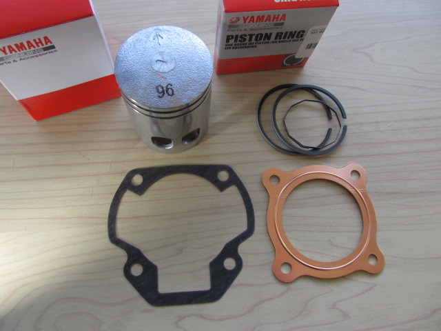 ヤマハ純正ピストン(STD) ピストンリング ガスケットセット GT80 チャッピー80 GR80 TY80拍卖