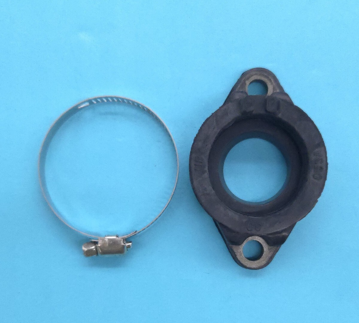 E41送料無料新品社外 GN125 GS125 バンド付! インマニ インシュレーター インマニインテーク 寸法注意 管理nmm拍卖