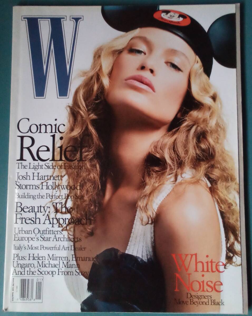 W Magazine 2002 JANUARY ジョシュ・ハートネット Bruce Weber Craig McDean Michael Thompson Emanuel Ungaro拍卖