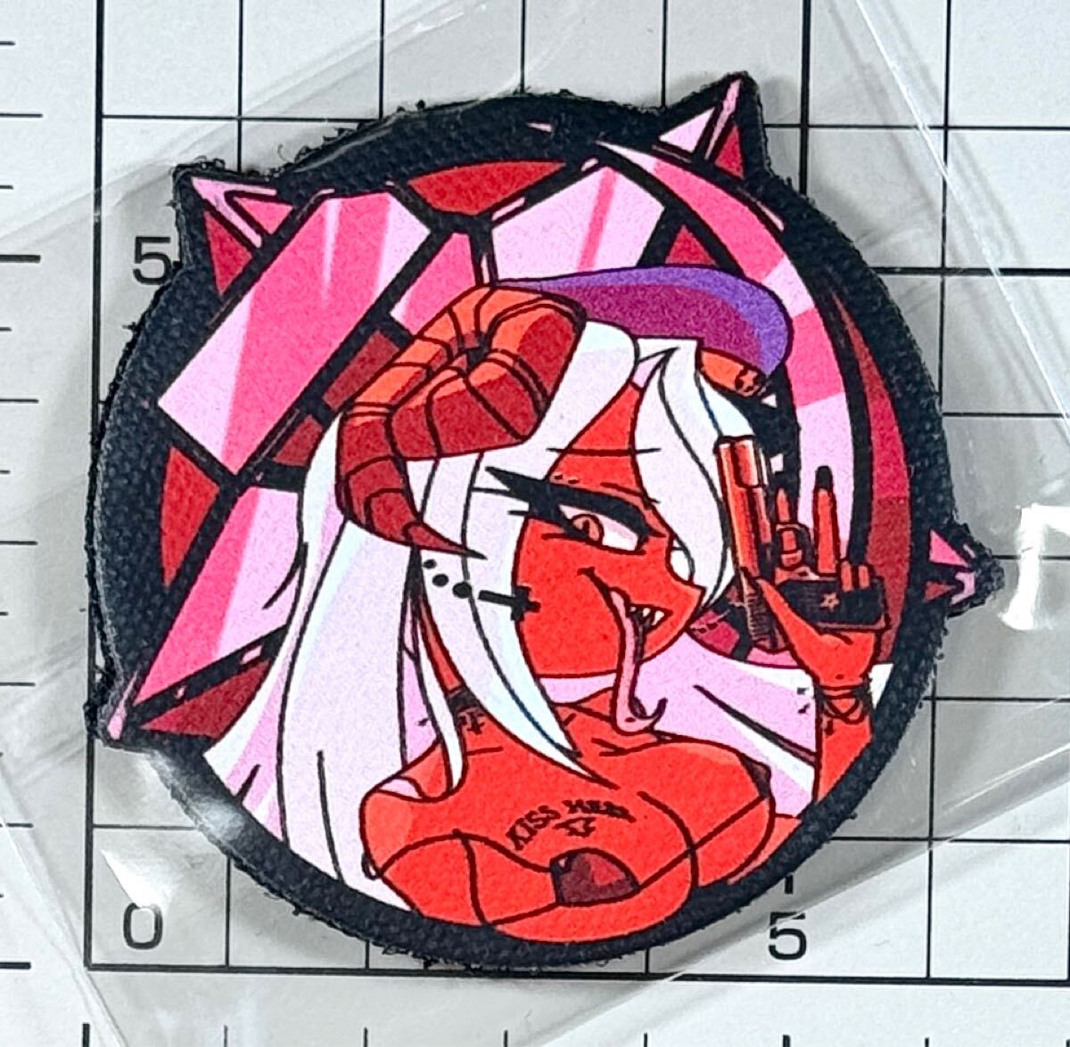 国内未発売 正規品 ハズビン・ホテル ベルクロパッチ ■ Hazbin Hotel ワッペン ミリタリー 拍卖
