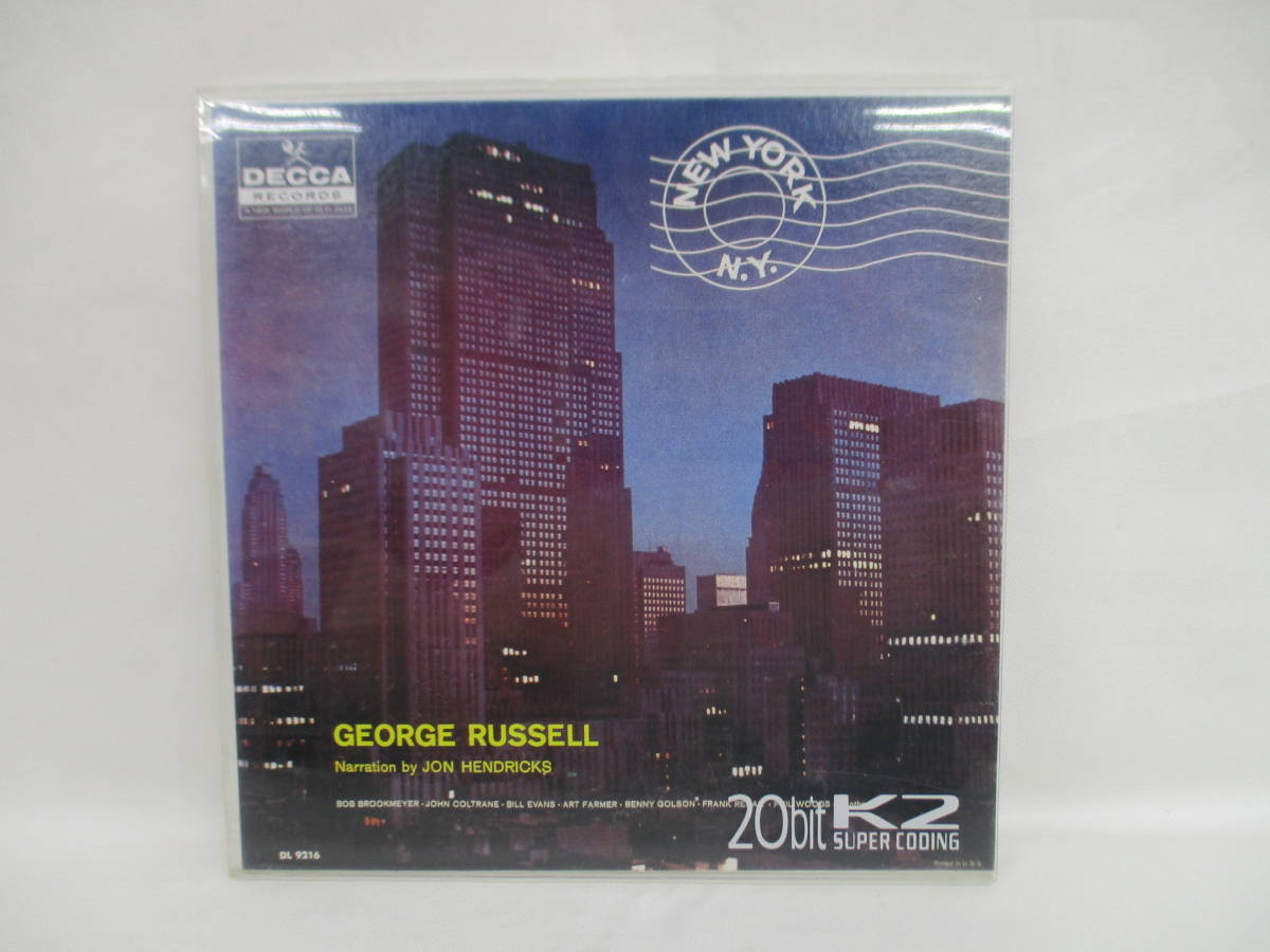 紙ジャケ ジョージ ラッセル George Russell / ニューヨーク N.Y. New York N.Y. / MVCZ-51拍卖