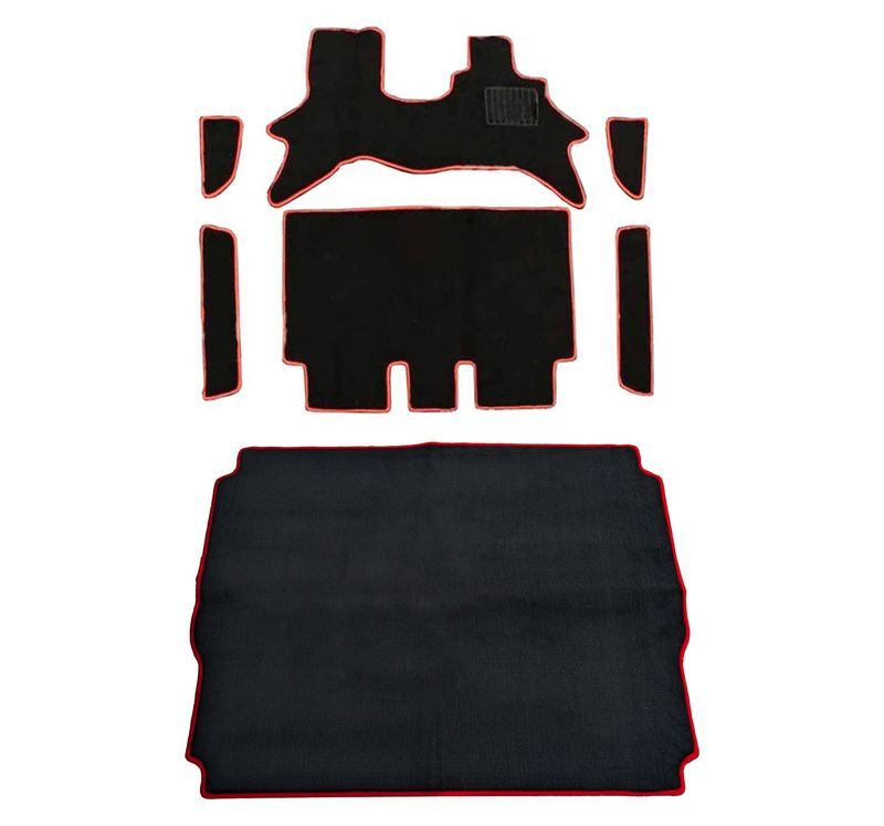 スズキ エブリィバン DA17V フロアマット+ステップマット+トランクマット ラゲッジマット ブラック JP-DT0221BK+JP-DT0222V-BK拍卖