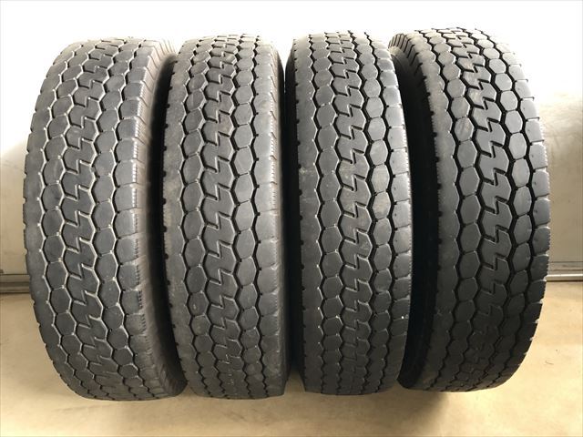 激安中古タイヤ 195/85R16 114/112N LT ヨコハマ LT 152R 21年製 4本拍卖