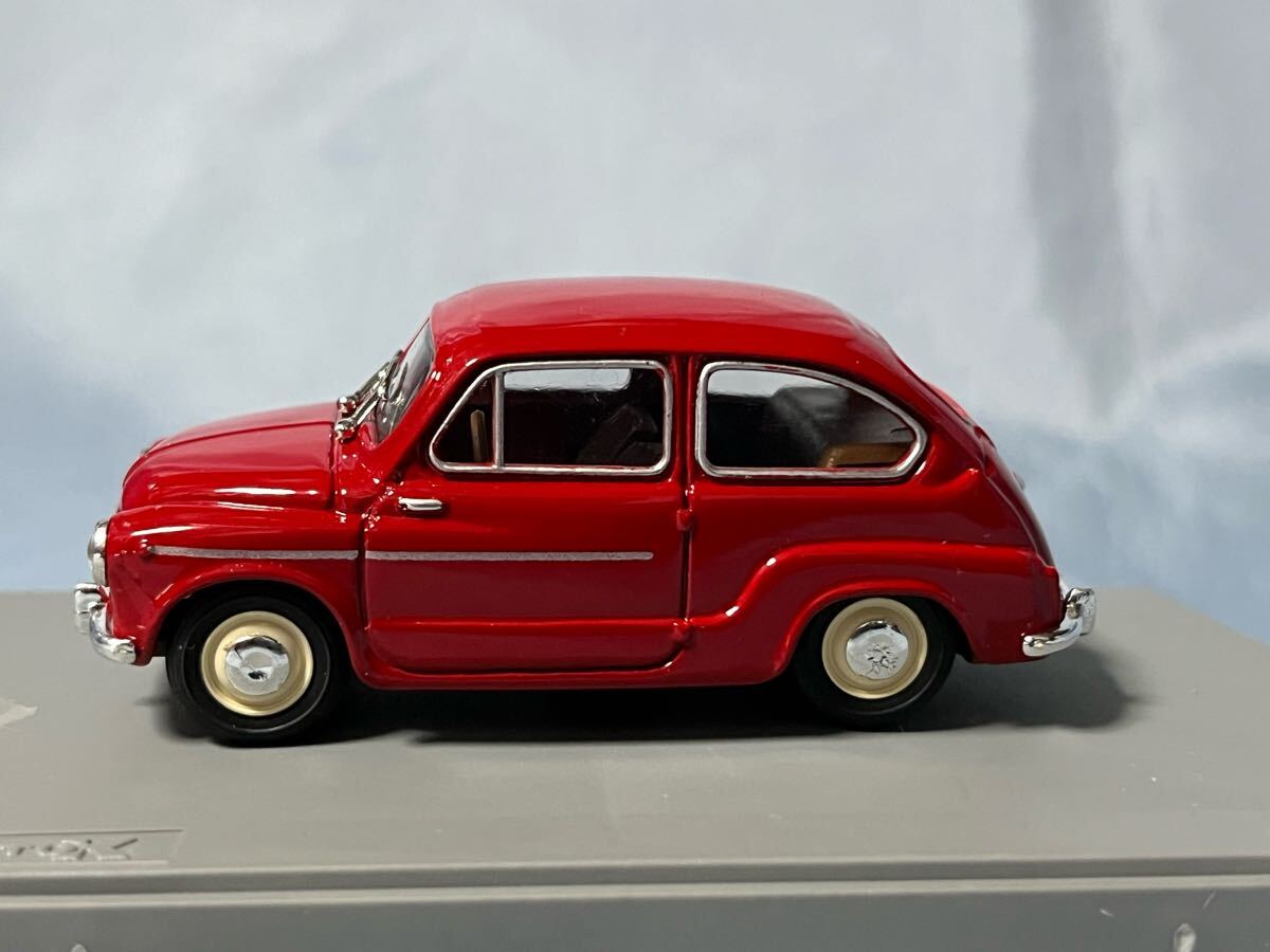 プロゲット K製 フィアット 600 赤 1/43拍卖