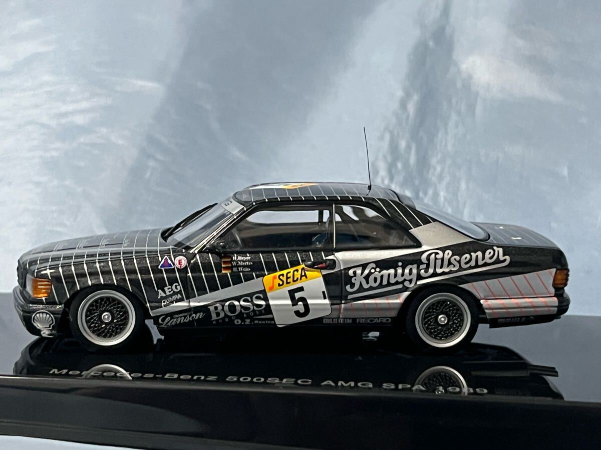 オートアート製 メルセデス ベンツ 500SEC (W126) SPA 1989年  1/43拍卖
