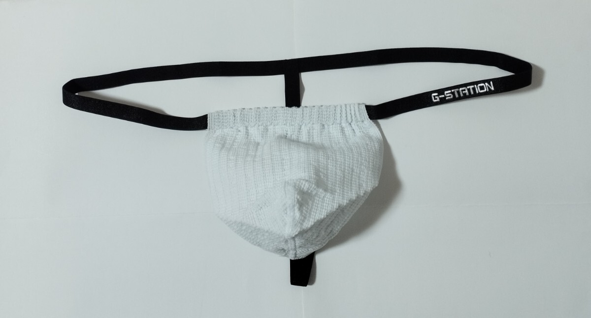 G STATION ジーステーション メンズ Tバックショーツ XXLサイズ ホワイト 未使用 25拍卖