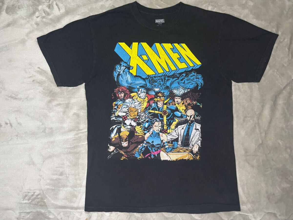 X-MEN エックスメン MARVEL COMICS マーブルコミックス HERO ヒーロー ウルヴァリン サイクロプス オフィシャル 古着 Mサイズ拍卖