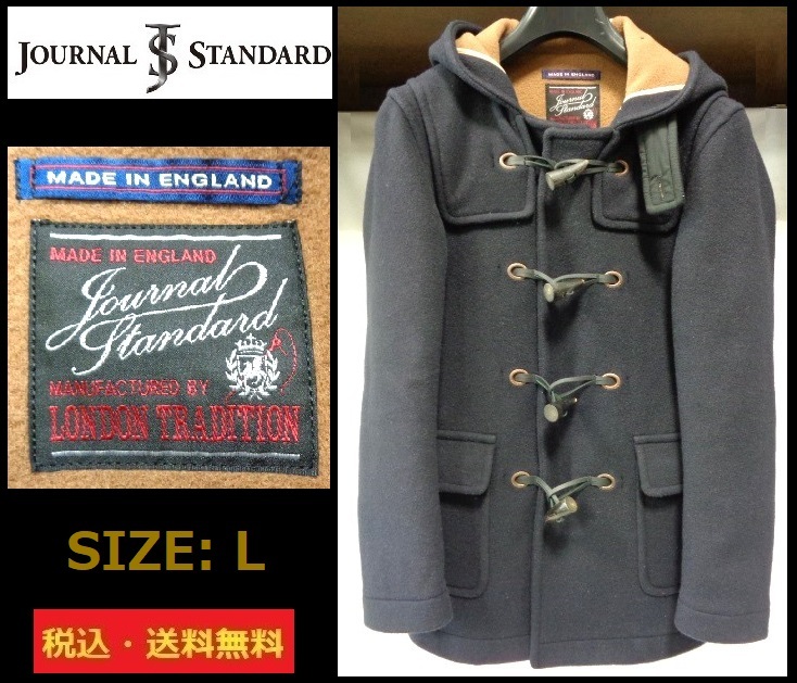 JOURNAL STANDARD■ダッフルコート■L■美品■ブラック■送料無料拍卖