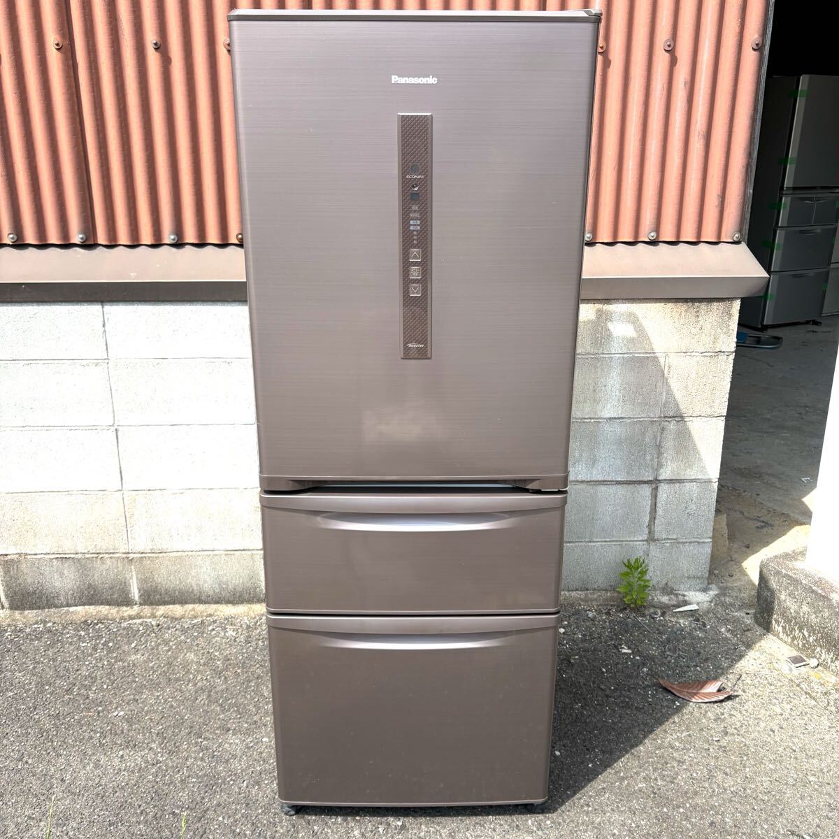 【直接引取OK】【福岡】 Panasonic ノンフロン冷凍冷蔵庫 3ドア 315L 右開き NR-C32EM-T 2016年製拍卖