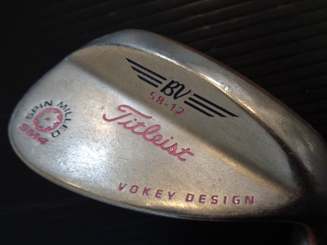タイトリスト ボーケイ SM4 SPIN MILLED ウェッジ /58°(12)/ダイナミックゴールド/X100拍卖