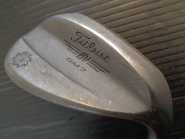 タイトリスト ボーケイ SM7 SPIN MILLED ウェッジ ジェットブラック/58°(12D)/ダイナミックゴールド/S200拍卖