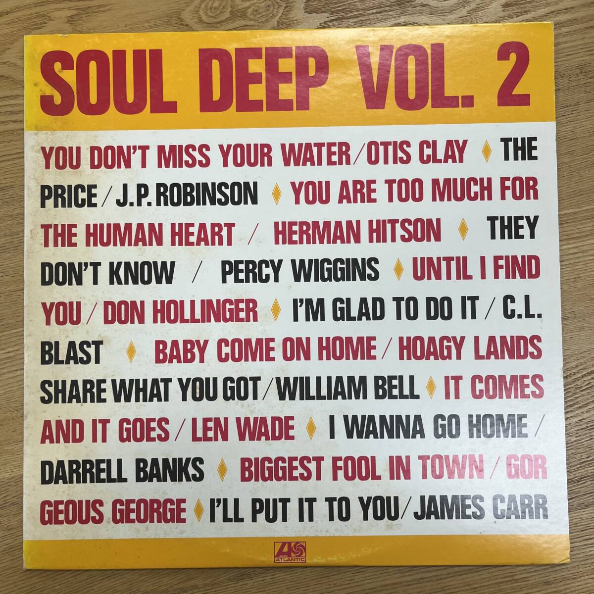 SOUL DEEP VOL.2 /ATLANTIC VA P6171A B0508-05拍卖