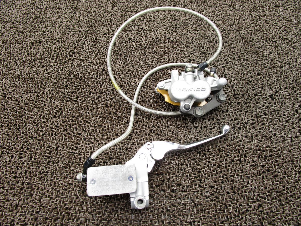 イントルーダー400 クラシック フロントキャリパー ▲A419!マスター ブレーキレバー VK54A スズキ 【 K509 】 INTRUDER キャブ車 動画有拍卖