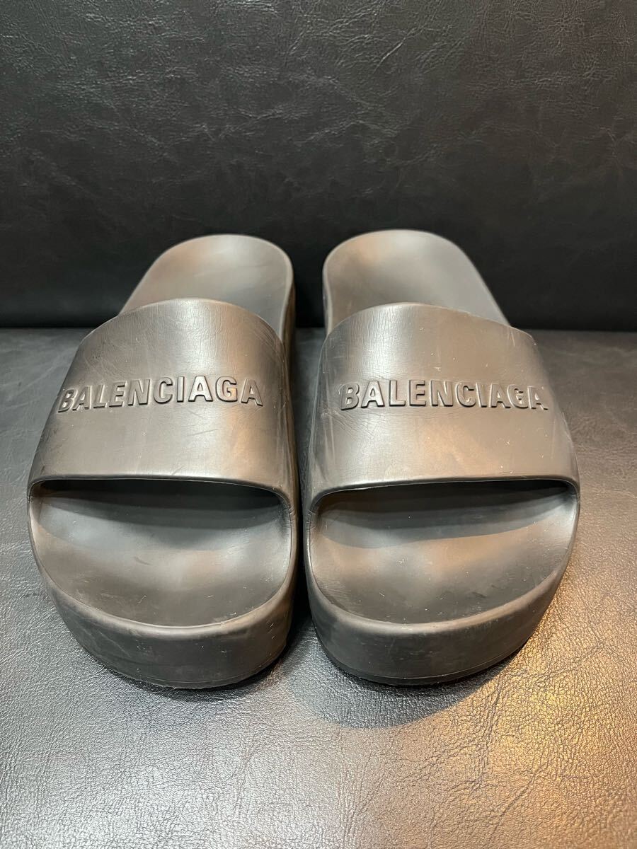 バレンシアガ BALENCIAGA CHUNKY SLIDE サンダル ブラック 24cm拍卖