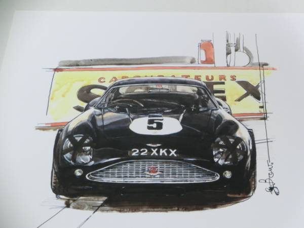 bowイラスト-060/ アストンマーチンDB4ザガート / Aston Martin DB4 Gt zagato /-060//最後の1枚拍卖