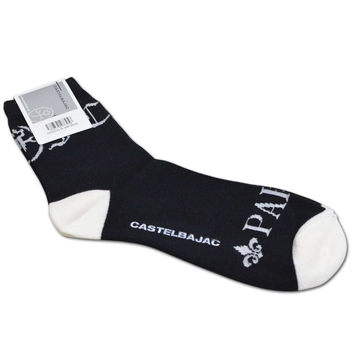 2025新作【カステルバジャック】メンズ 靴下 ソックス 黒 7215293125-99 CASTELBAJAC カジュアル ゴルフ メール便可 ショート丈 おしゃれ @拍卖