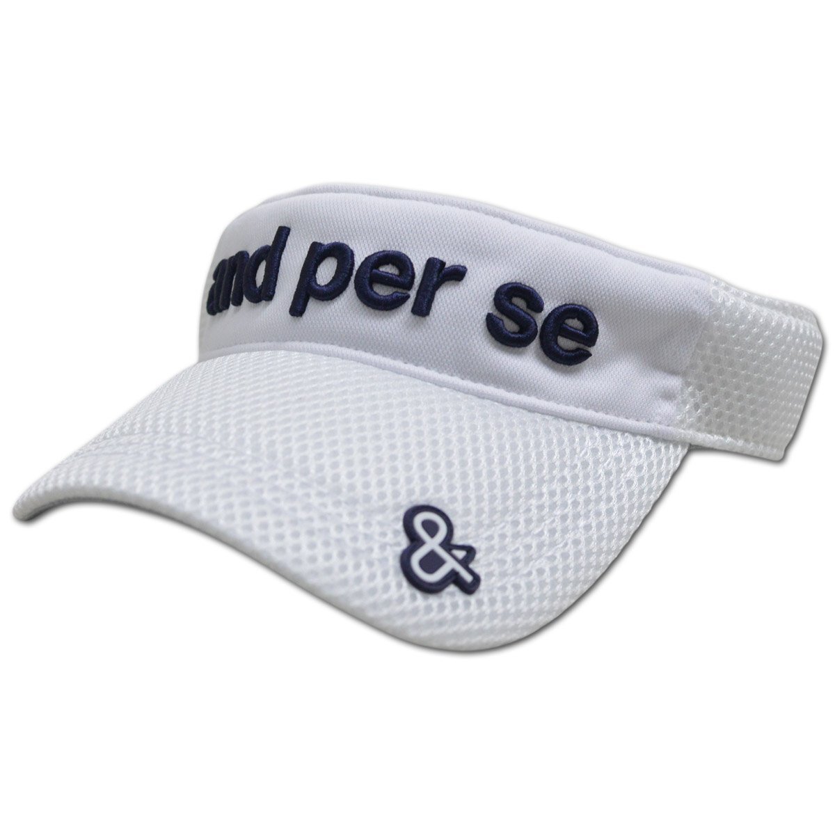 2025春夏新作【アンパスィ メンズ】サンバイザー 白 AMS8735-10 and per se ゴルフ アンパシー おしゃれ クーリングバイザー @拍卖