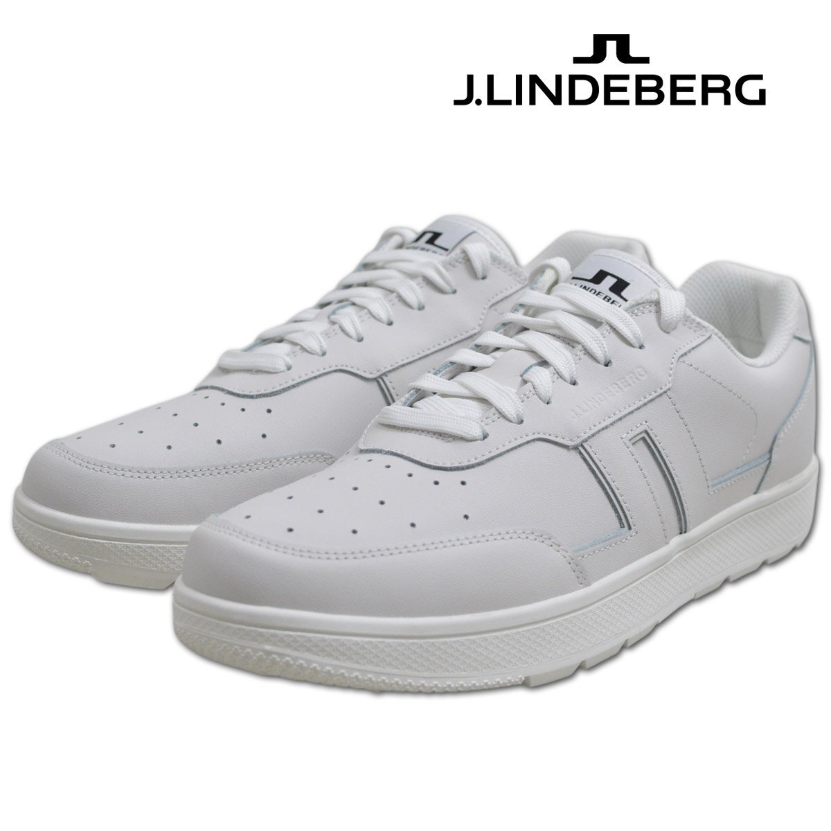 2025新作【J.リンドバーグ】メンズ ゴルフシューズ 靴 白 28.5cm(41) 073-33331-04 J.LINDEBERG ゴルフ スパイクレス レア 上質 @拍卖