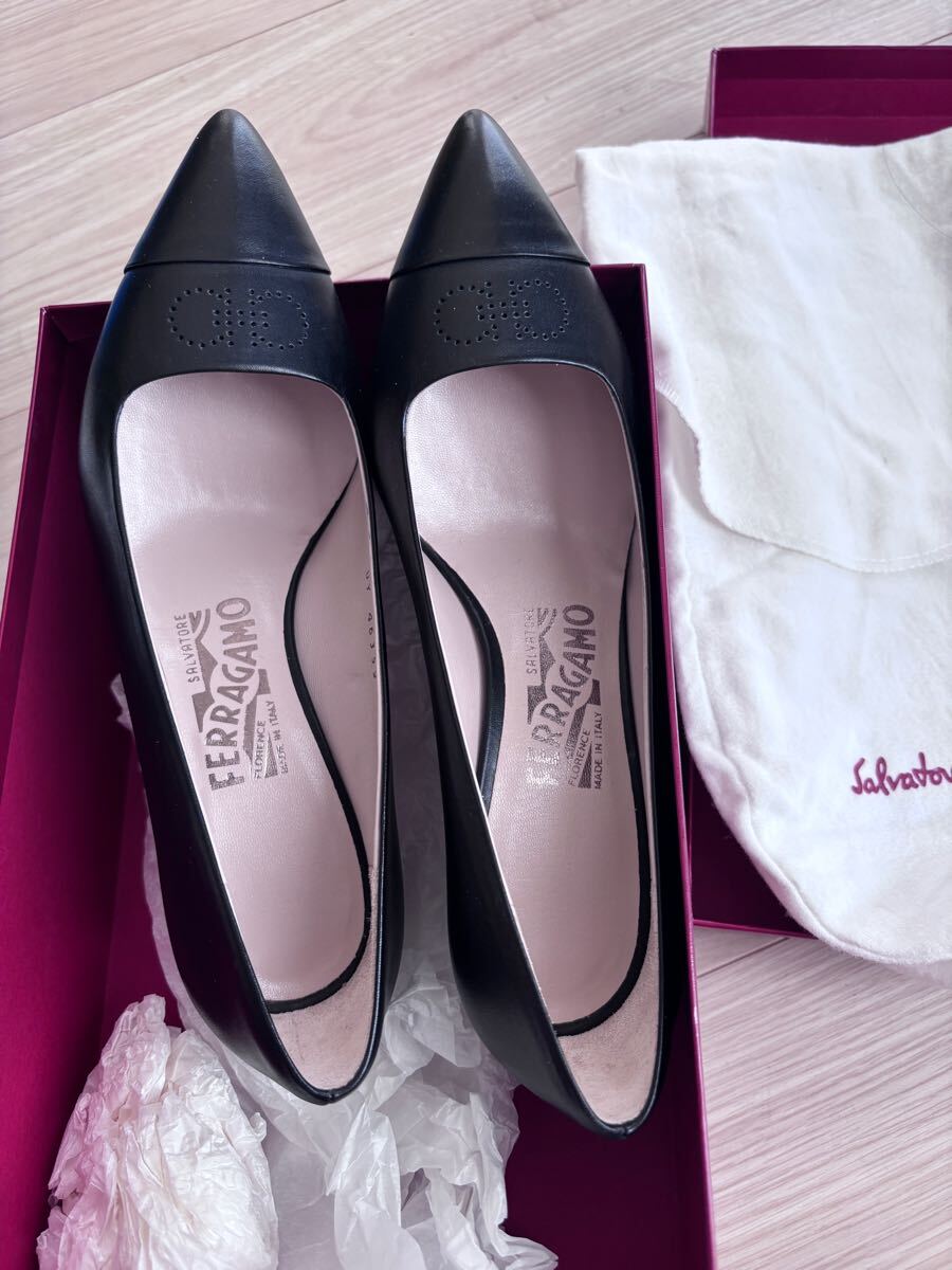 パンプス ブラック 黒 Ferragamo 6D 拍卖
