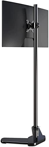 Pholiten アーム抜き 置き型 自立式PCモニタースタンド 120CM高いアーム 13-27インチ対応 液晶ディス拍卖