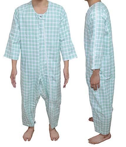 Carecoa 理学療法士監修 つなぎパジャマ 介護 パジャマ 介護つなぎ 介護寝間着 介護用パジャマ 特殊なホックで開拍卖