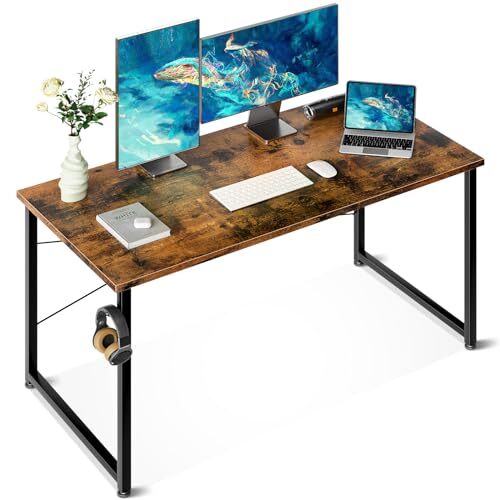 ODK デスク ゲーミングデスク 机 pcデスク 幅120cm パソコンデスク ?子 ゲームデスク computer d拍卖