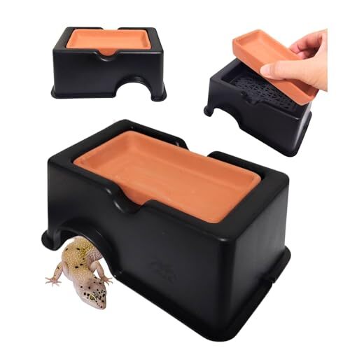 ウェットシェルター レオパ 隠れ家 洞窟穴 トカゲ カナヘビ 爬虫類 シェルター レオパ グッズ レオパードゲッコー拍卖