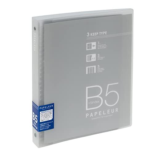 キョクトウ バインダー パペルール 26穴 B5 LN36T クリア拍卖