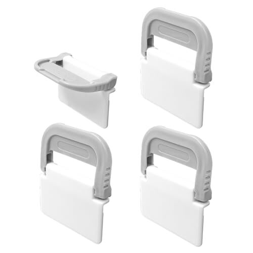 (TUISKU) 網戸ロック 補助錠 窓 サッシ ストッパー 換気 赤ちゃん 猫 いたずら 脱走 防止 4個セット (ホ拍卖