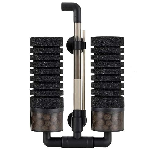 PLEAVIT スポンジフィルター ダブル 水槽 ろ過 水質 エアレーション 熱帯魚 金魚 メダカ Mサイズ拍卖