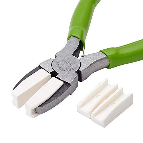BENECREAT ジュエリーペンチ ステンレス製 厚いプラスティック口 ストレッチ ジュエリー作り アクセサリーツール拍卖