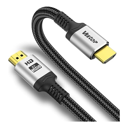 ◆HDMI ケーブル 2.1規格 PS5用 ハイスピード プレミアム (ブラック) 3m拍卖