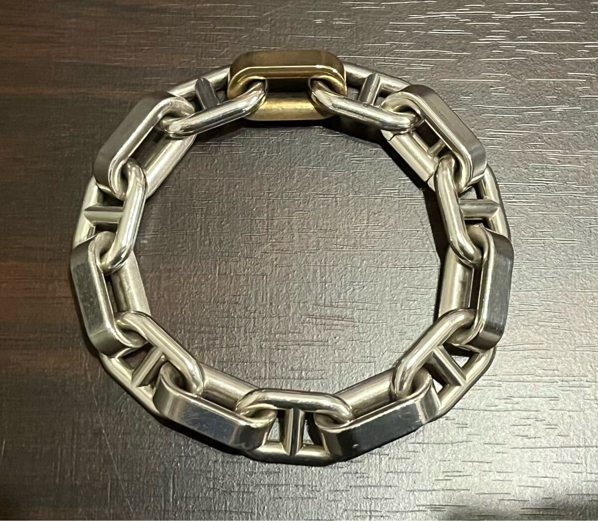 エルメス、HERMES、シェーヌダンクル、ブレスレット、シルバーブレスレット、バングル、シルバー925、ヴィンテージ、アクセサリー 拍卖